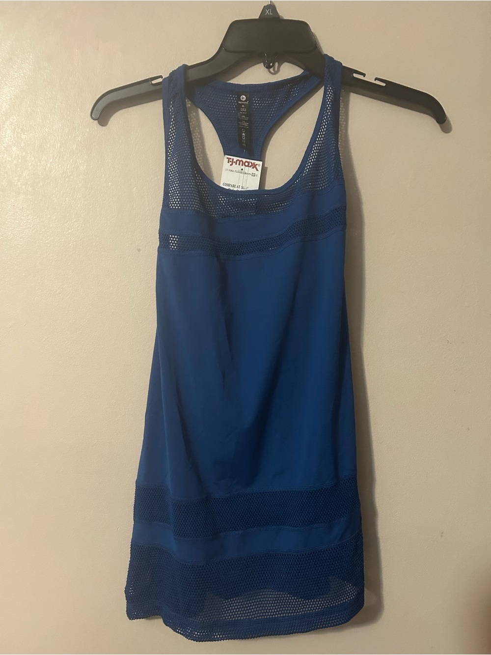 90 Degree By Reflex Royal Blue Racerback Mesh Tank